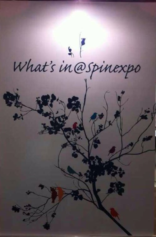 SANTONI garments showed up in SPINEXPO AW 2014 "concept area"